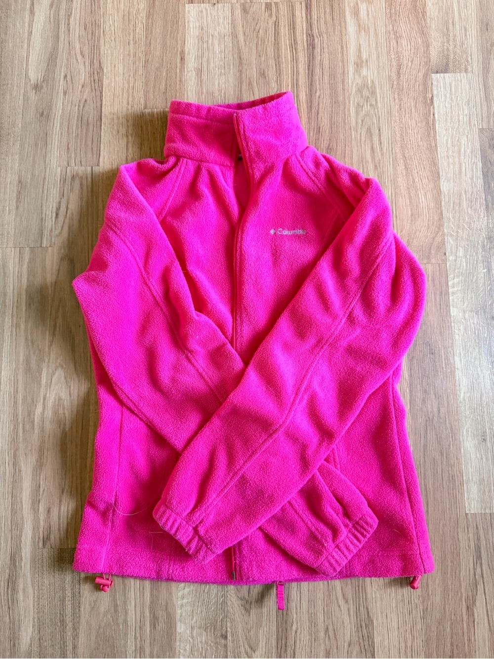 Columbia Women's Hot Pink Full-Zip Fleece Jacket